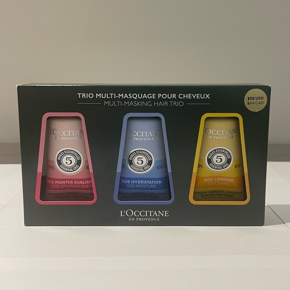 NIB 3/$30 NEW Loccitane multi masking hair‎ trio set - Picture 4 of 8